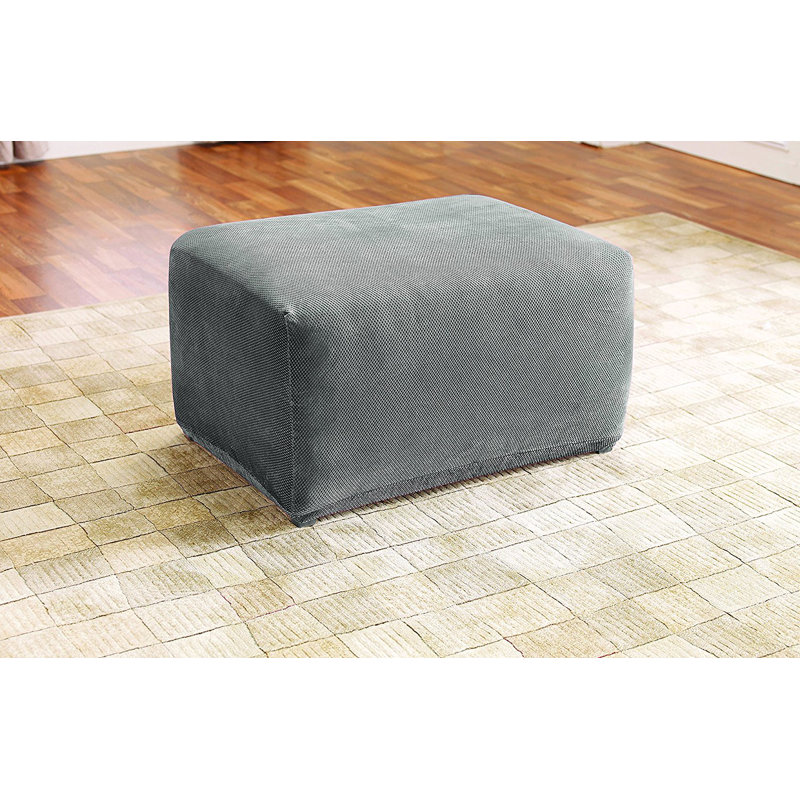 Sure Fit Stretch Pique Oversized Ottoman Slipcover & Reviews Wayfair